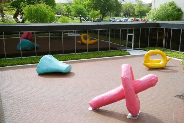 Historypin: Franz West's Sculptures at the Albright-Knox | Buffalo